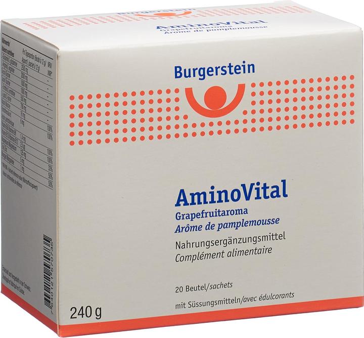 Image du produit Burgerstein Aminovital (20 pièce(s), Poudre, 240 g)