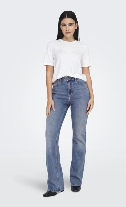 Immagine prodotto Only ONLLUNA Jeans svasati a vita alta Jeans dalla vestibilità svasata (W30/L34)