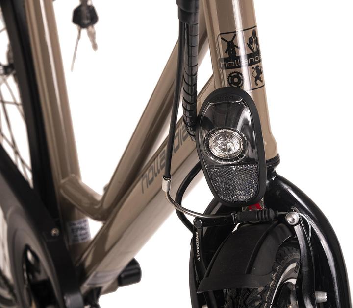 Immagine prodotto Hollandia Bicicletta e-city da donna 28" Optima Basic Brown 7 marce (50 cm)