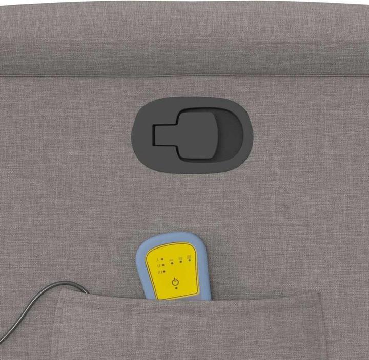 Produktbild VidaXL Massagesessel mit Aufstehhilfe Taupe Stoff