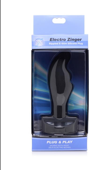 Image du produit Doc Johnson Electro Zinger Rippled E-stim Silicone Plug