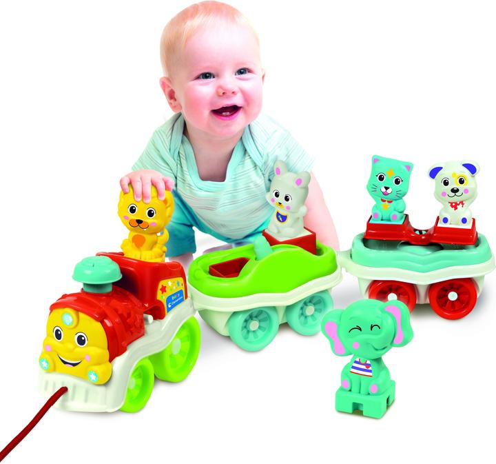 Actual product image Clementoni Baby Animal Train Interactive 3in1
