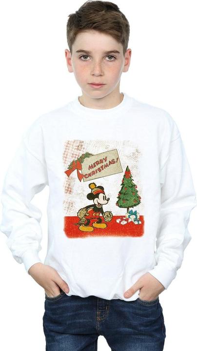 Produktbild Disney Mickey Mouse Vintage Christmas Sweatshirt Jungen (140, 146)