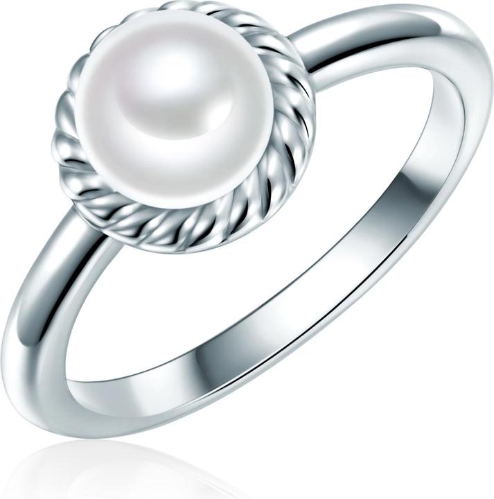 Immagine prodotto Valero Pearls Donna Argento Cubic Zirconia d'acqua dolce con perle coltivate - 32366 (52, 925 Argento)