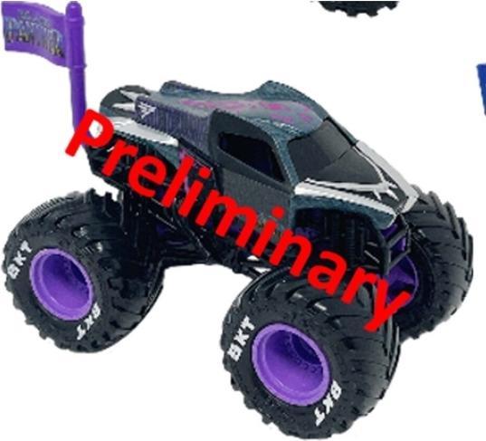 Produktbild Monster Jam 1:64 Marvel Single-Black Panther V2 (6071944)