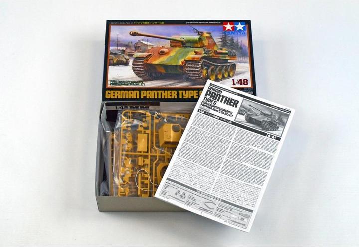 Actual product image Tamiya 1:48 German Tank Panther Type G