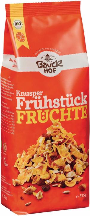 Bauckhof Crunchy muesli organic breakfast fruits gluten-free (325 g)
