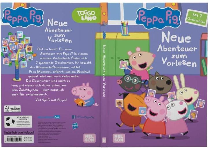Immagine prodotto Peppa Pig - Neue Abenteuer zum Vorlesen (Tedesco, Steffi, Korda, 2023)