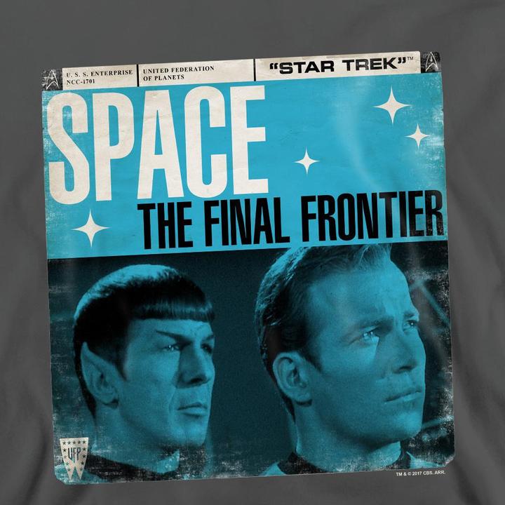 Actual product image Unisex Adult Final Frontier Cover Sweatshirt (L)