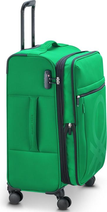 Produktbild Delsey Paris x United Colors of Benetton Color Block 4 Rollen Kabinentrolley S 55 cm mit Dehnfalte (77 l, Handgepäck (bis 50l))