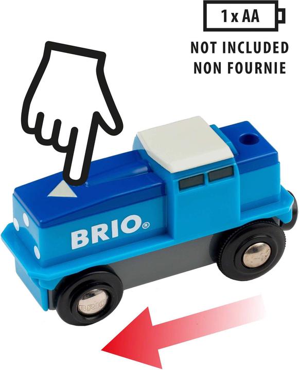 Produktbild Brio Blaue Batterie-Frachtlok