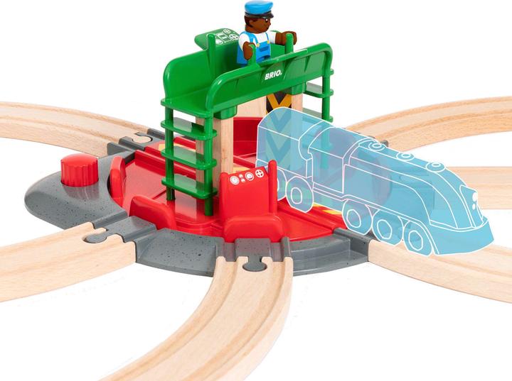 Actual product image Brio Locomotive turntable with control bridge