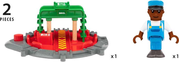 Actual product image Brio Locomotive turntable with control bridge