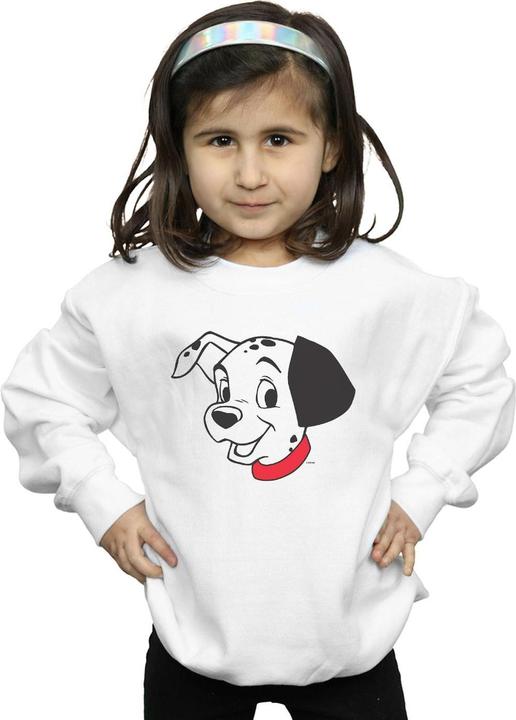 Produktbild Disney 101 Dalmatians Dalmatian Head Sweatshirt Mädchen (152, 158)