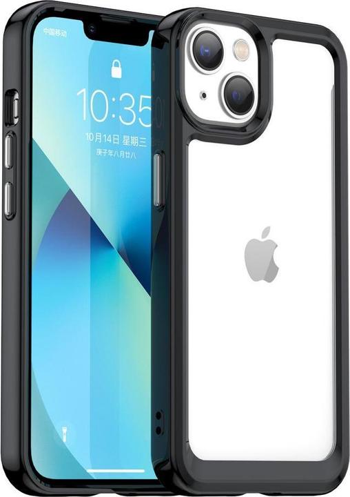Image du produit Hurtel Outer Space Case iPhone 14 Plus coque rigide avec un cadre en gel noir (Apple iPhone 14 Plus)