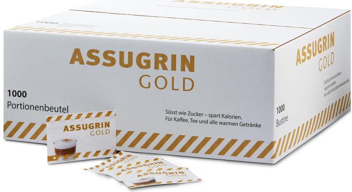 Actual product image Assugrin Gold 1000 sachets (1300 g)
