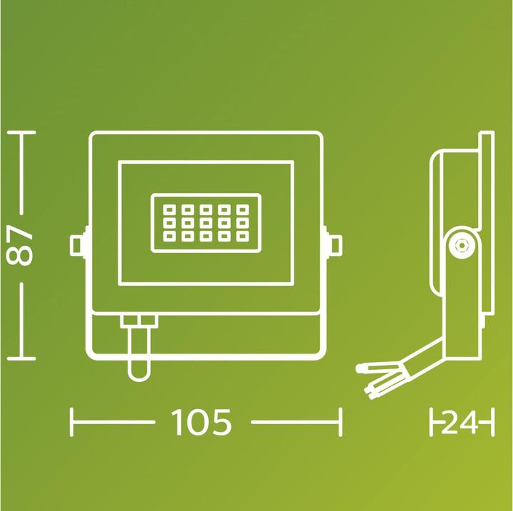Immagine prodotto Philips Outdoor Flutlicht Lois (900 lm, IP65)