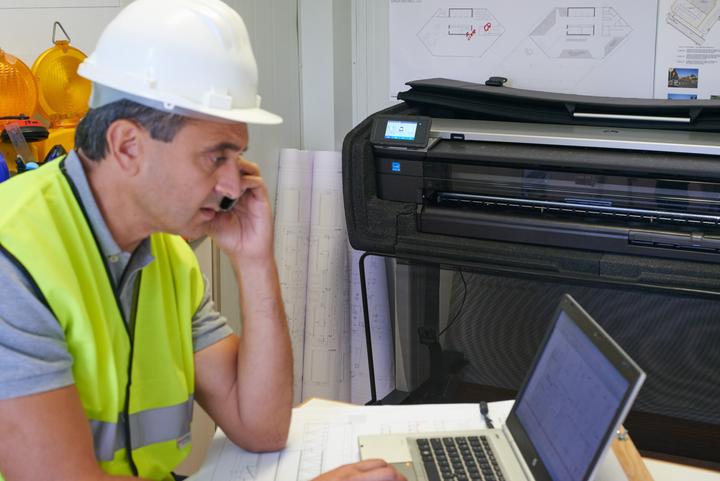 Produktbild HP T830, 24" MFP DesignJet (Tintenpatrone, Farbe)