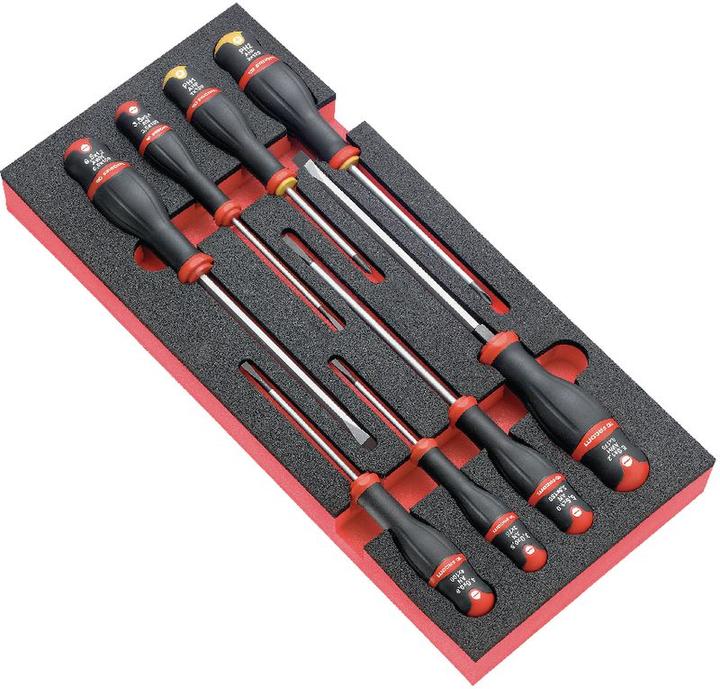 Actual product image Facom Module screwdriver set MODM.AT1 (Phillipps cross recess (PH), Slotted screws)