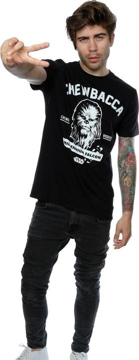 Actual product image Star Wars Mens Collegiate Chewbacca Heather T-Shirt (XL)