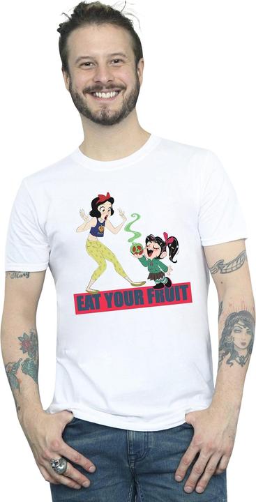Actual product image Disney Mens Wreck It Ralph Eat Your Fruit T-Shirt (XXL)