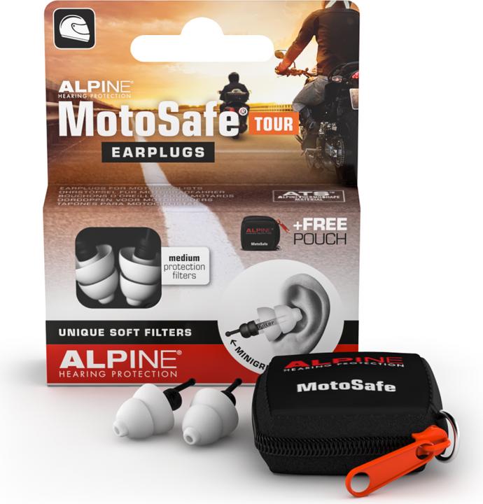 Immagine prodotto Alpine MotoSafe Tour, tappi per le orecchie (2 x)