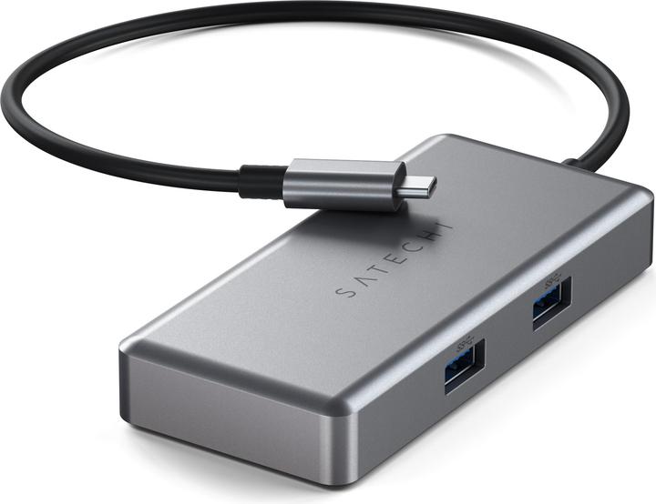 Actual product image Satechi USB-C Alu Multiport Hub for Chromebook (USB-C, 7 Ports)