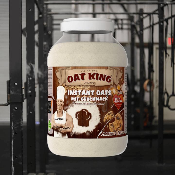 Image du produit Oat King 100% avoine complète en poudre avec arôme (boîte de 4000g) (Cookies and Cream, 1 pcs, 4000 g)
