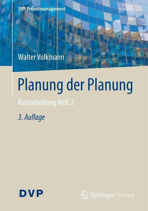Image du produit Planung der Planung (Allemand, Walter Volkmann, 2017)