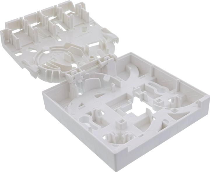Image du produit InLine Boîtier vide FTTH pour jusqu'à 4x LC Duplex / 4x SC Simplex (Boîte de jonction)