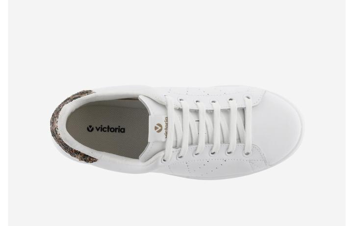 Image du produit Victoria Baskets en cuir et paillettes femme (40)