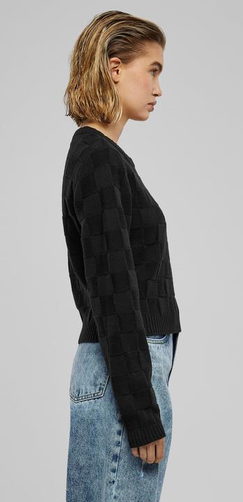 Actual product image Urban Classics Ladies Check Knit Sweater - 126785 (XS)