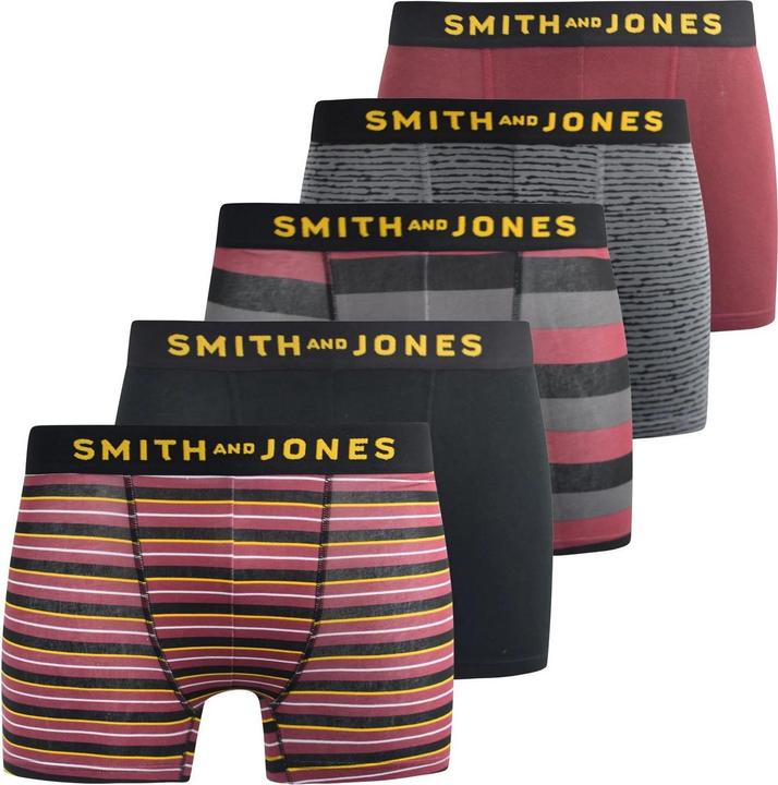 Actual product image Universal Textiles Mens Kole Assorted Designs Boxer Shorts (Pack of 5) (M, 5-pack)