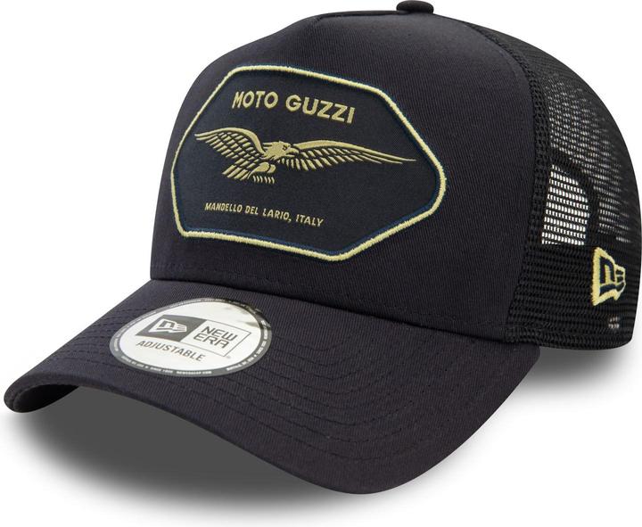 New Era A-Frame Mesh Trucker Cap - MOTO GUZZI navy