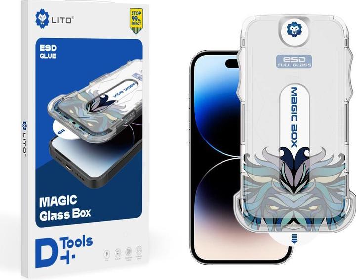 Produktbild Lito - Magic Glass Box D+ Tools - iPhone X / iPhone XS - Clear (Apple iPhone XS, Apple iPhone X)