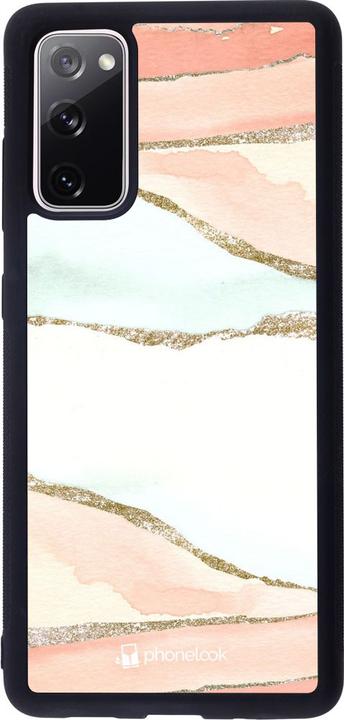 Produktbild PhoneLook Hülle Galaxy S20 FE Silikon schwarz Shimmering Orange (Samsung Galaxy S20 FE 5G)