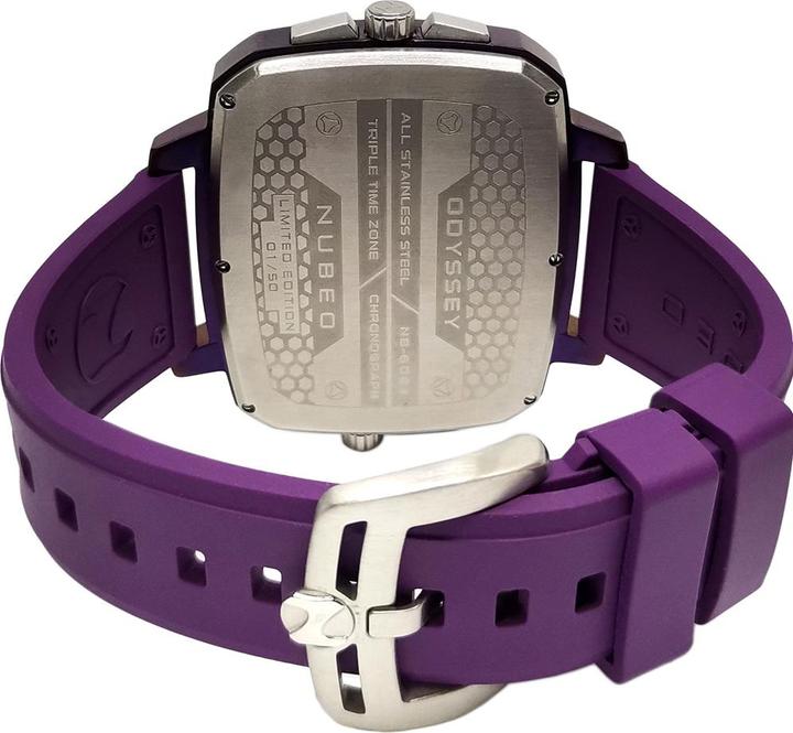 Immagine prodotto Nubeo NB-6084-06 Orologio da uomo Odyssey Triple Time-Zone Limited 58mm 5ATM (Cronografo)