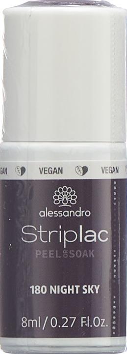 Produktbild Alessandro Striplac Peel or Soak - 180 Night Sky (180 Night Sky, UV-Gel Lack)