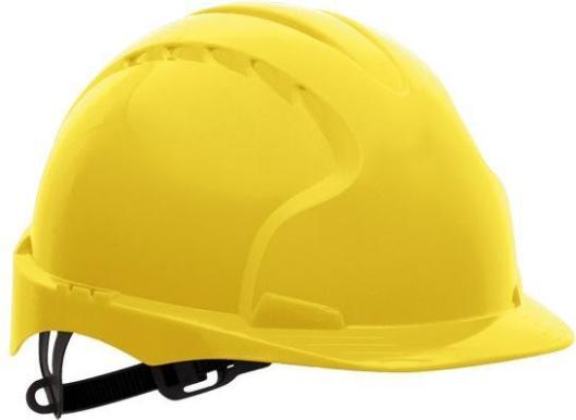 Actual product image Csdk SL Sikkerhedshjelm JSP EVO3 gul med 3D justerbar system EN397