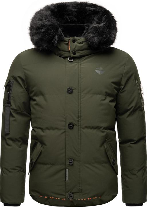 Olive with black fur