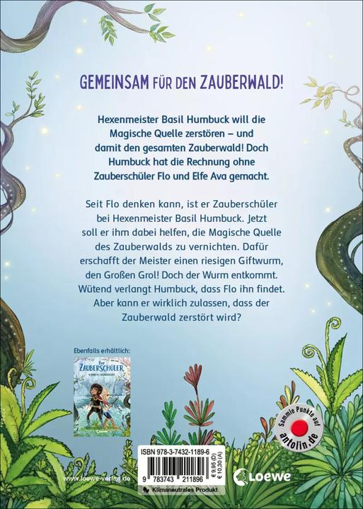 Actual product image The Sorcerer's Apprentice (Volume 1) - Curse of the Warlock (German, Leonie Daub, Loewe first readers, Anna dove, 2022)