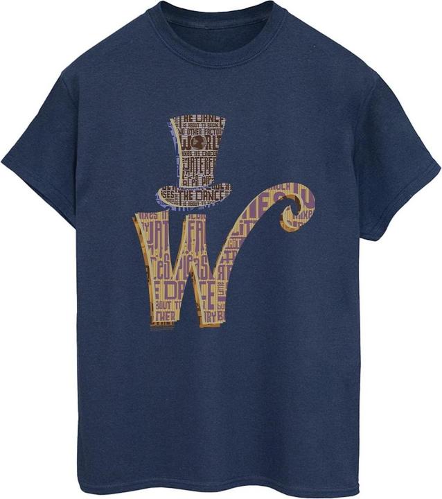 Immagine prodotto Willy Wonka & the Chocolate Factory W Logo Hat Maglietta Ampia Donna (3XL)