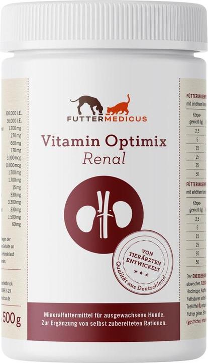 Image du produit Complément alimentaire pour chiens Renal Vitamin-Optimix, 500 g (Adulte, 1 pcs, 500 g)