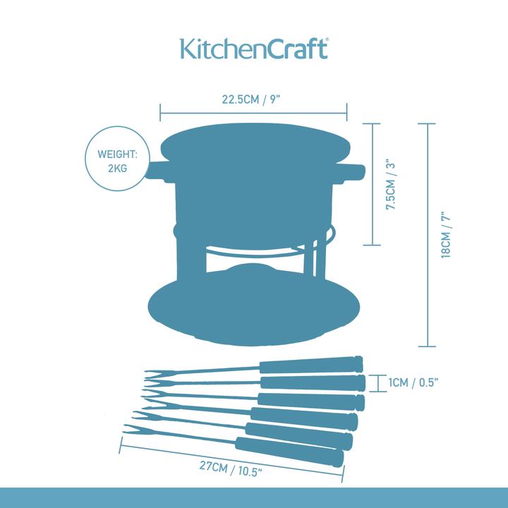Actual product image Kitchen Craft Deluxe (Cheese fondue)