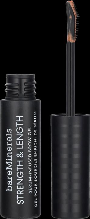 Actual product image Bare Minerals bareMinerals Strength & Length Serum-Infused Brow Gel with Plant-Based Strengthening Serum Vegan Che (Chesnut)