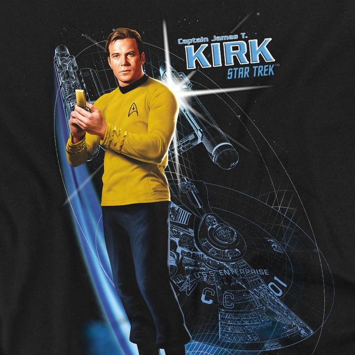 Immagine prodotto Galactic Maglietta Capitano Kirk Uomo (M)