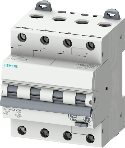 Produktbild Siemens FI/LS-Schutzschalter B10 3p+N 0,3A A 6kA 5SU1646-6FP10