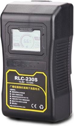 Immagine prodotto Rolux Batteria V-Mount RLC-230S 230Wh 14.8V 15500mAh (1 pz., 15500 mAh, Accumulatore di carica elettrica)