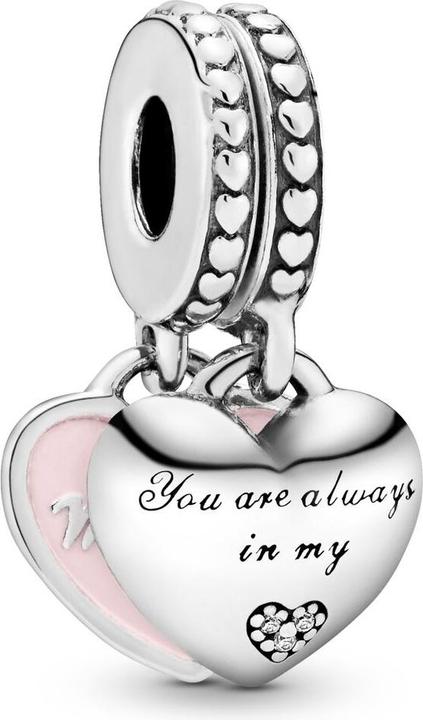 Actual product image Pandora Mother & daughter hearts (Sterling silver 925, Enamel)