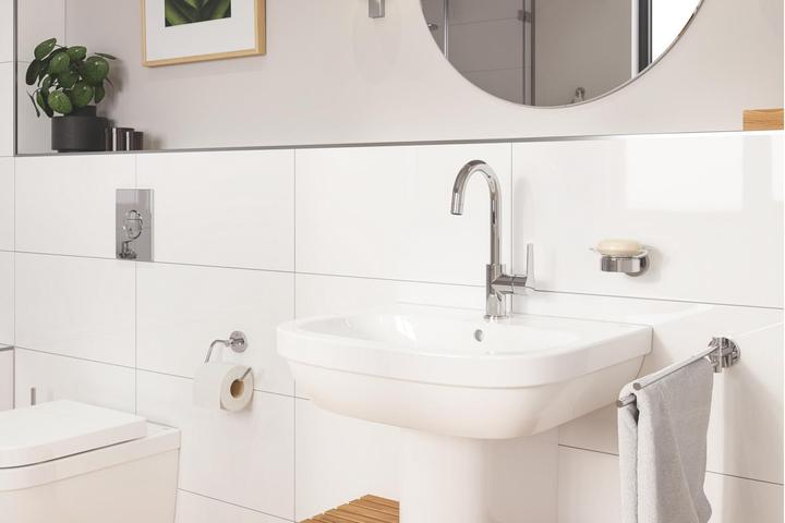 Immagine prodotto Grohe Porta asciugamani Start QuickFix, 2 bracci, adesivo, cromo